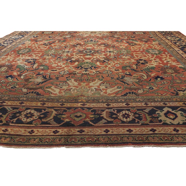 Late 19th Century Persian Sultanabad Rug, 11'05 X 20'00 For Sale - Image 4 of 10