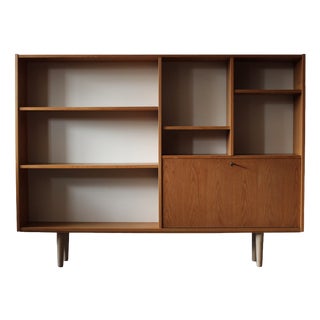 Vintage Danish Bookcase in Oak, 1960s For Sale