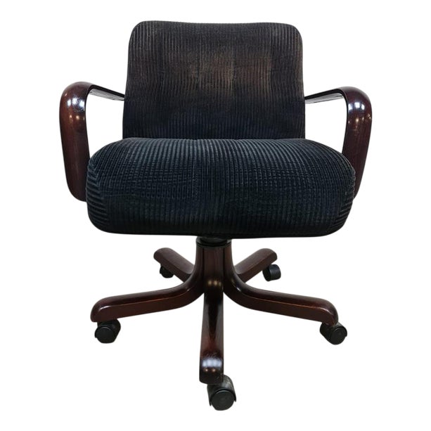 Vintage Swivel Office Desk Chairs, 1970s, Set of 5 For Sale