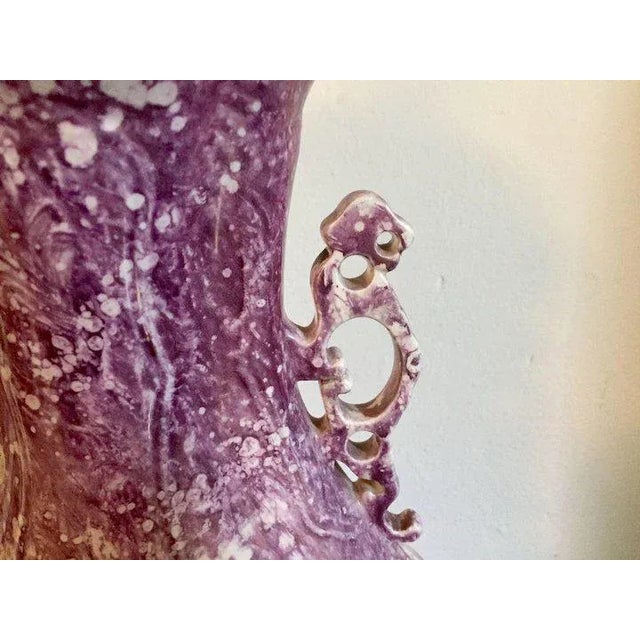 Large Antique Early 19th C. English Regency Sunderland Pink Luster Vase For Sale - Image 9 of 11