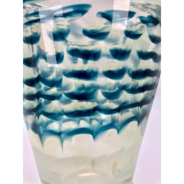 Glass 1954 Leerdam Unica Vase For Sale - Image 7 of 8