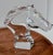 Glass Pair of Vintage Baccarat Crystal Horse Head Paperweights/Sculptures, Signed France For Sale - Image 7 of 10