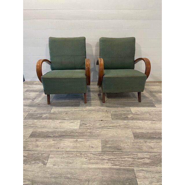Art Deco Model C Mad-Man Relax Chairs from Jidrich Halabala, 1930s For Sale - Image 6 of 6