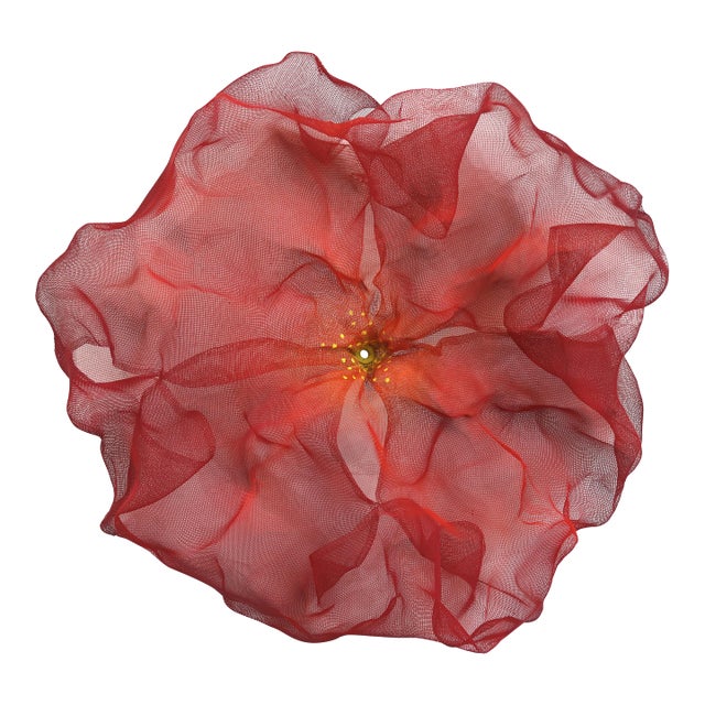 Cotton Candy Cumulus Sour Cherry - Abstract Three-Dimensional Wall Original Artwork by Atticus Adams For Sale