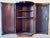 Antique Georgian Mahogany Corner Cupboard: Bow Front Cabinet For Sale - Image 9 of 10