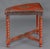 French French Red Lacquer Corner Table For Sale - Image 3 of 10