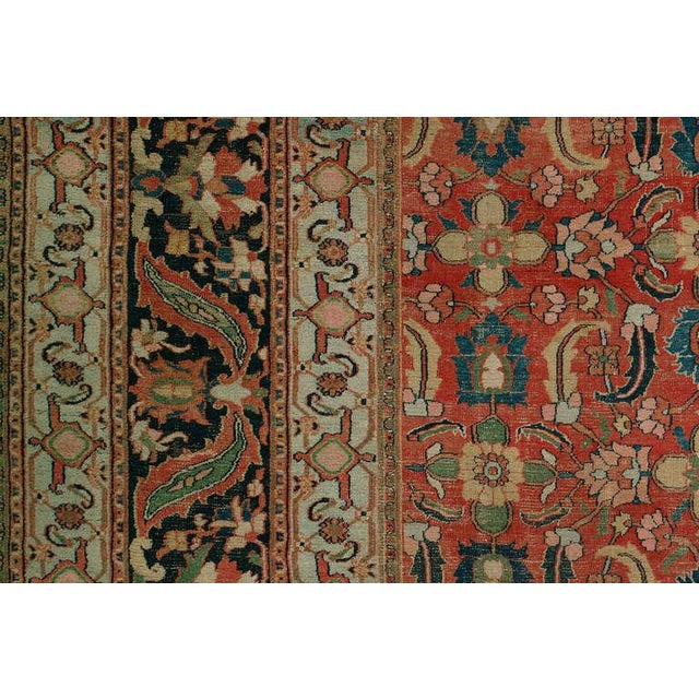 Persian Zabihi Collection Luxurious Oversize Antique Persian Doroksh Rug - 11'7" x 19'10" For Sale - Image 3 of 10
