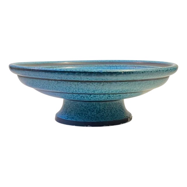 Art Deco Fruit Bowl in Painted Earthenware, 1920s For Sale