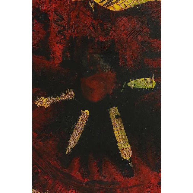 Roald Ditmer, Abstract Composition, 1999, Oil on Canvas, Framed For Sale - Image 4 of 7
