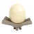 Diane Kempler Signed Ceramic Sculpture With Natural Ostrich Egg – Boho Luxe Organic Modern For Sale
