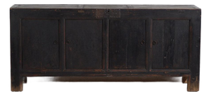 Antique Black Painted Sideboard