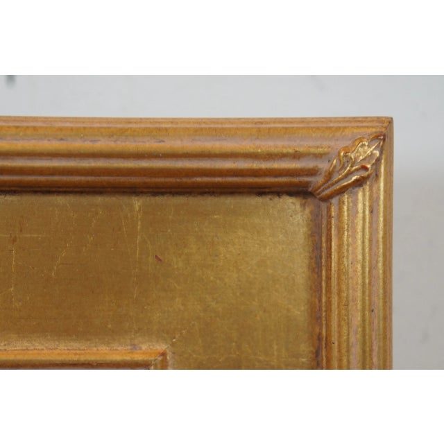 Late 20th Century Vintage Susie King Autumn Fall Impressionist Landscape Oil Painting 16" For Sale - Image 5 of 11