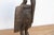 Brown Mid 20th Century Small Carved Hornbill For Sale - Image 8 of 9