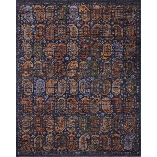 2020s Loloi Winchester Navy / Multi 11'-6" x 15' Area Rug For Sale - Image 5 of 5