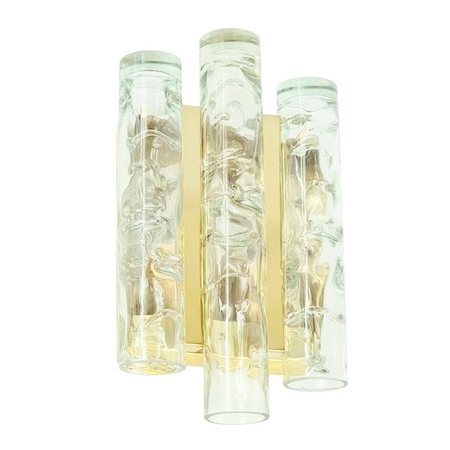 Large Mid-Century Modern Murano Glass Wall Light from Doria, Germany, 1960s For Sale - Image 10 of 10