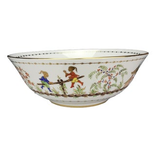 Chinese Circus Salad Bowl by Camille Le Tallec for Tiffany & Co., 1987 For Sale