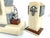 French Art Deco Marble & Onyx Mantel Clock, 1930s, Set of 3 For Sale - Image 9 of 18