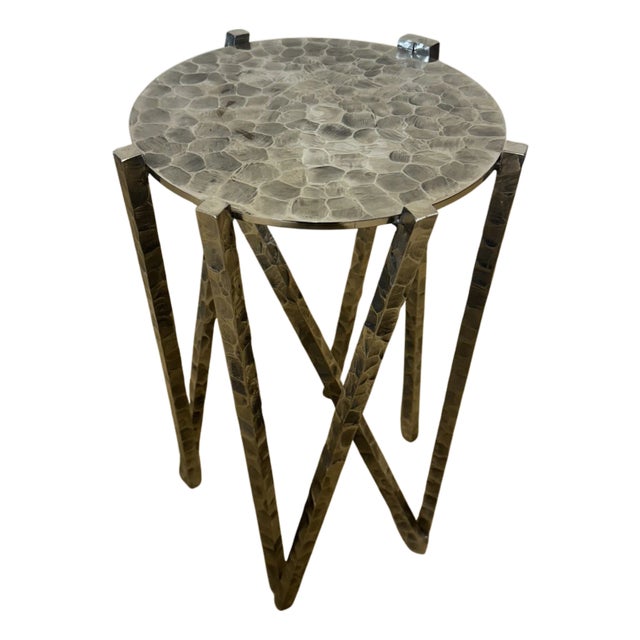 Huck Metal Drink Table For Sale