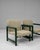 Black 20th Century Czech Lounge Chairs With Green Tubular Frames - A Pair For Sale - Image 8 of 18