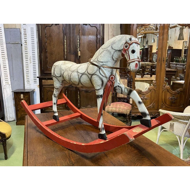 Early 20th Century English Rocking Horse For Sale - Image 3 of 12