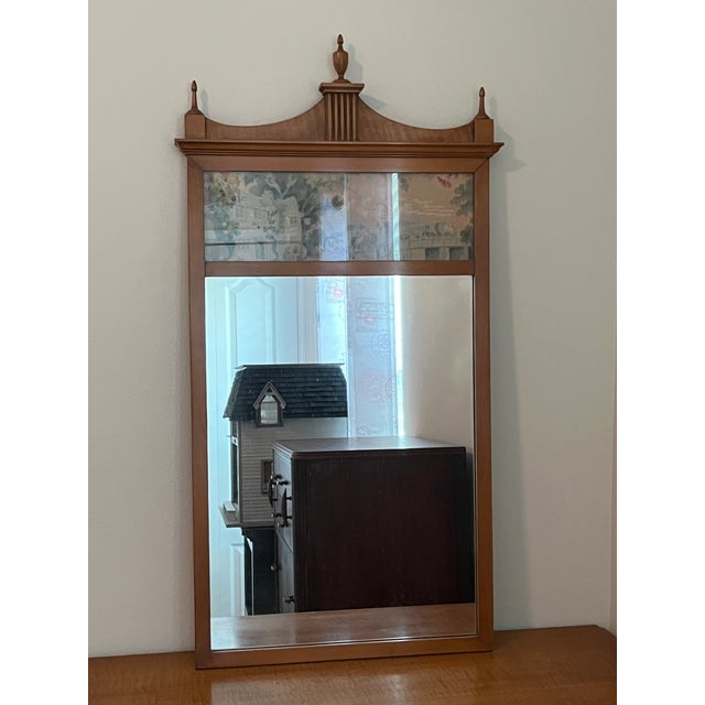 This 1920s Pecan Fruitwood French Provincial Wall Mirror was purchased by my grandparents in 1929 after they married. It’s...