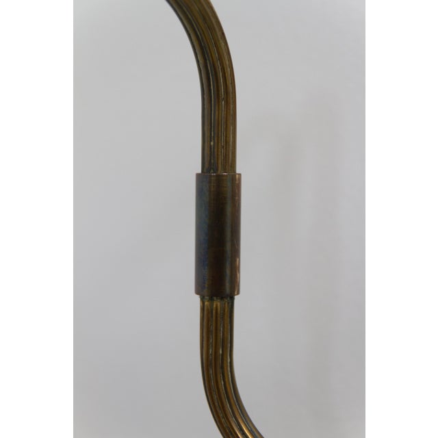1940s Danish Articulating Brass Wall Light, Denmark, 1940s For Sale - Image 5 of 18