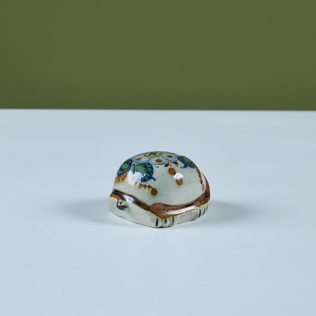 Ceramic Glazed Turtle Figure For Sale In Los Angeles - Image 6 of 10