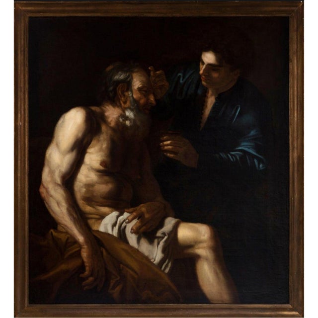 Italian School Artist, The Healing of Tobias, 17th Century, Oil on Canvas For Sale - Image 10 of 10