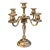 Vintage Five Arm Pewter Candelabra For Sale