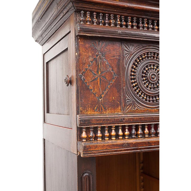 Wood Neo-Breton Buffet in Oak, 1880s For Sale - Image 7 of 16