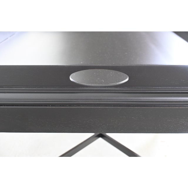 Onyx Baker Furniture Barbara Barry Coffee Table, Newly Refinished For Sale - Image 8 of 11