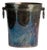 Mid 20th Century France Teal Silver Ice Bucket For Sale
