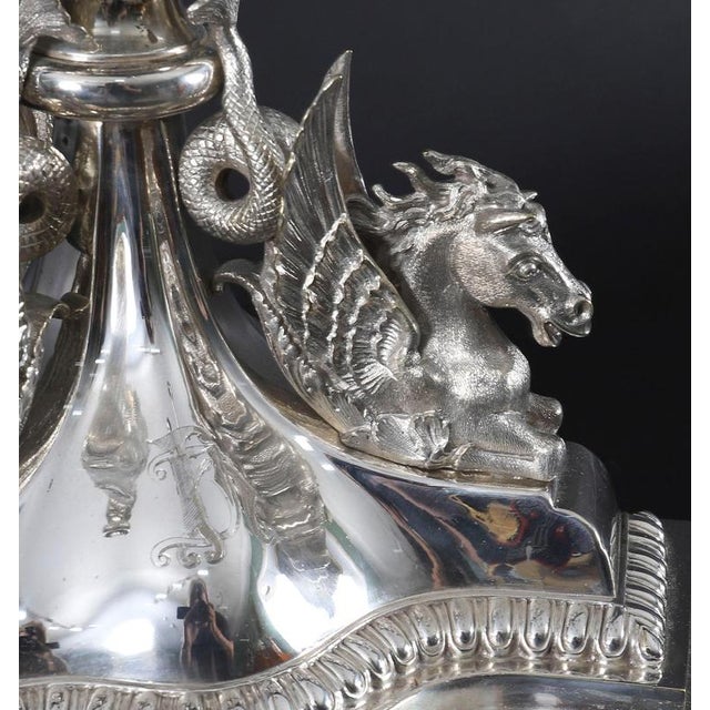 Antique Victorian Centrepiece Candelabra attributed to Elkington, 19th Century For Sale - Image 13 of 18