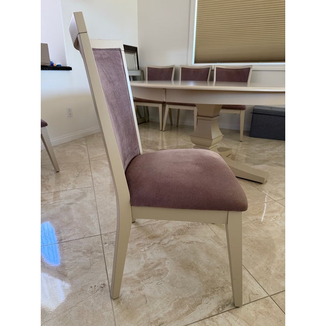 Canadel 60 Inch Round Table With 6 Chairs For Sale - Image 4 of 6