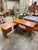 Wood 1950s Mid Century Modern Teak “L” Desk For Sale - Image 7 of 7