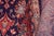 Blue Shabby Chic Persian Blue/Rust Wool Rug - 6'4'' X 12'1'' For Sale - Image 8 of 10