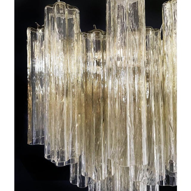 Amber Murano Glass Tubes Chandelier, 1990s For Sale - Image 11 of 15