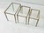 Neo-Classical Brass Nesting Tables, 1960 For Sale In Chicago - Image 6 of 8