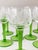 These Bohemia glass liqueur glasses are sophisticated and elegant. They stand out with a green stem decorated with a...