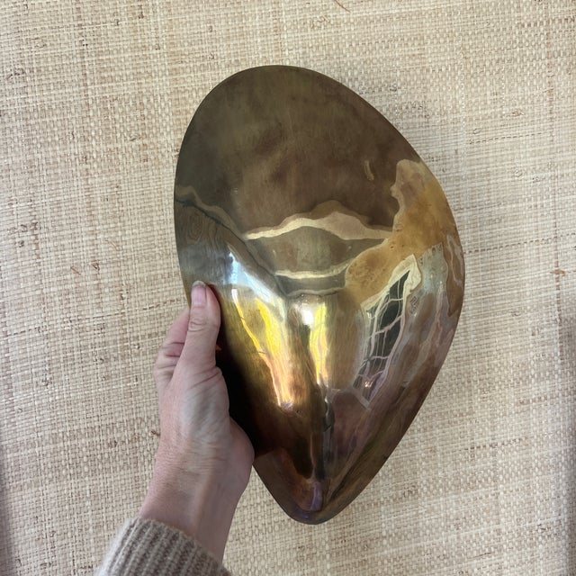 Metal Mid Century Modern Brass Wall Sconces- Pair For Sale - Image 7 of 7