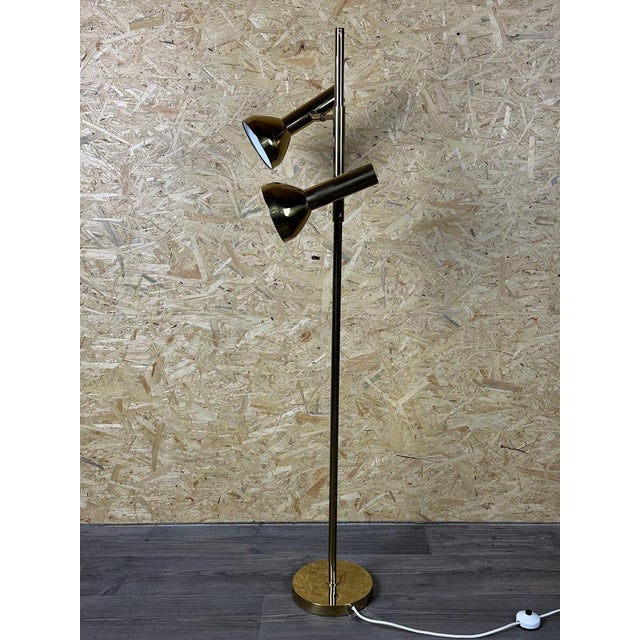 Metal Vintage Two-Bulb Adjustable Floor Lamp by Cosack Leuchten, 1960s For Sale - Image 7 of 18