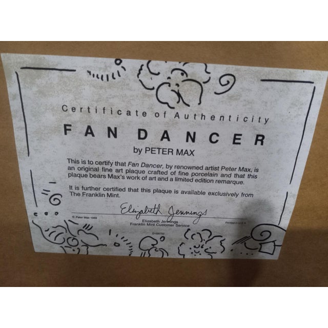 1970s Peter Max Franklin Mint, Framed, Set of 4 For Sale - Image 10 of 12