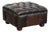English Chesterfield Cowhide Ottoman with Colors For Sale