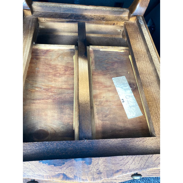 Century Furniture Burlwood French Provincial End Table With Drawer For Sale - Image 10 of 15