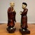 Vintage Vietnamese Cultural Figurines – Pair of Hand-Painted Statues From Hanoi For Sale - Image 9 of 11