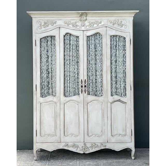 Vintage Habersham Louis XV Bibliotheque For Sale - Image 11 of 13
