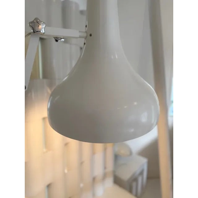 Metal Oversized Anglepoise Style Floor Lamp For Sale - Image 7 of 7