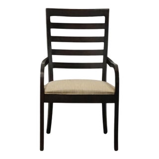 Stanley Furniture Contemporary Modern Minimalist Dark Brown Ladderback Dining Side Chair 974-11-60 For Sale