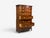 Georgian, Bow-Front Chest on Chest, Mahogany, Brass, England, 19th C. For Sale - Image 4 of 15