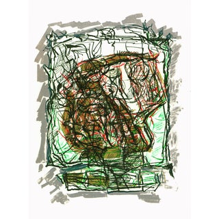 1976 Lithograph by Jean-Paul Riopelle Untitled II For Sale